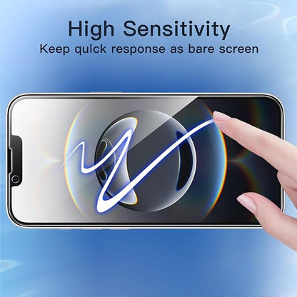 JETech Privacy Full Coverage Screen Protector for iPhone 17e (2026) / iPhone 16e, Anti-Spy Tempered Glass Film, Edge to Edge Protection Case-Friendly, 6.1-Inch Display, 2-Pack