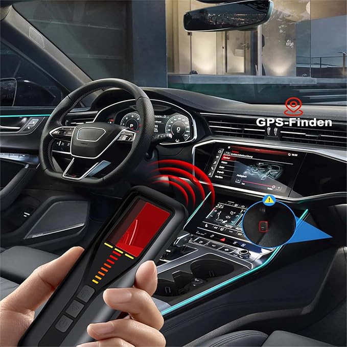 AI Hidden Camera Detectors for Travel 2026 Upgraded Spy Camera Finder, Wireless Signal Scanner for Car/ Bathroom/ Hotel. Features 4 Detection Modes, 5 Sensitivity Levels and 25 Hour Battery Life