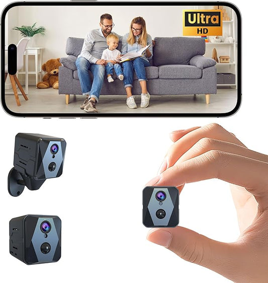 vebiliki Indoor Camera, 4K Security Camera, Wireless Camera, Real-Time Recording, AI Motion Detection, Support Cloud & TF Storage, Auto Night Vision, WiFi Cameras for Home Security, 2.4G WiFi Only