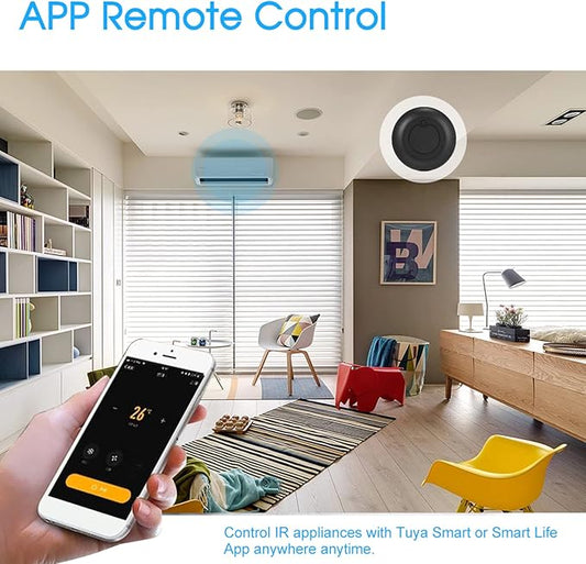 WiFi-IR Remote Control Hub Wi-Fi(2.4Ghz) Enabled Infrared Universal Remote Controller Module for Home Appliances Compatible with Alexa Google Home Voice Control