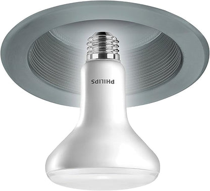 Philips LED Flicker-Free BR30 Light Bulb, EyeComfort Technology, Non-Dimmable, 650 Lumen, Soft White (2700K), 9W=65W, E26 Base, 6-Pack