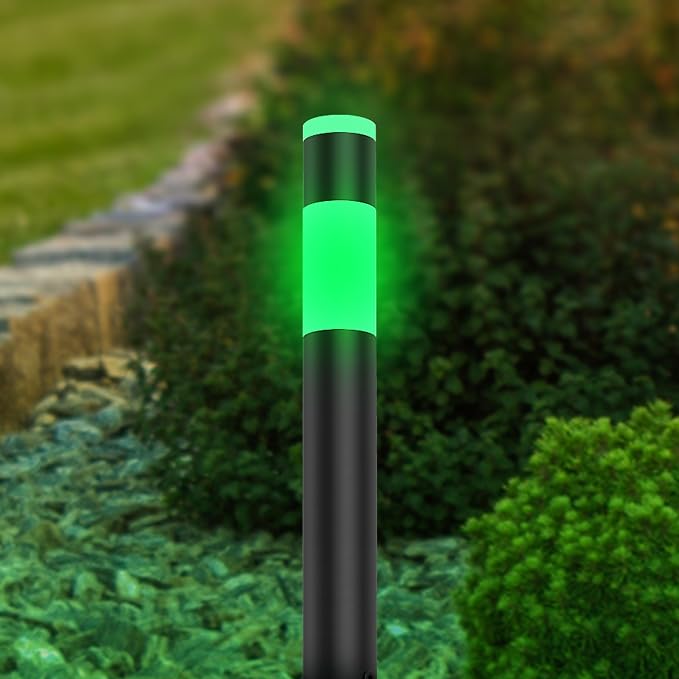 Feit 3026437 Black Plug in & Remote 6W LED Pathway Light - 4 per Pack