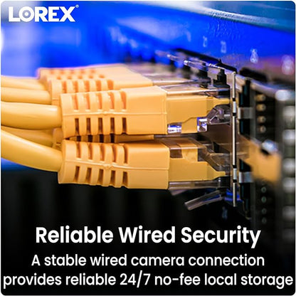 Lorex Outdoor 4K IP Add-On Metal Dome Security Camera | NVR Add-On | Smart Motion Detection | 2-Way Talk | Color Night Vision | IP67 Waterproof | Requires Recorder
