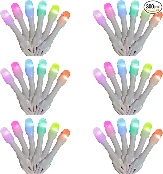 Home Heritage 6-Pack Lumations 7ft Christmas Holiday Party Lights — 50 RGB LED Icicle Lights — Twinkly Smart App Control