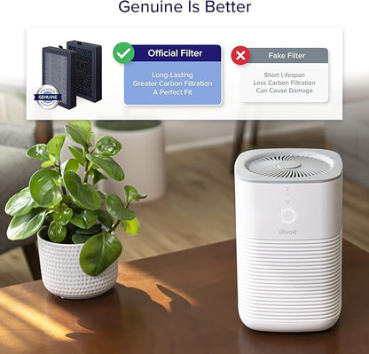 Levoit Air Purifier (LV-H128) and Replacement Filters (2 Pack)