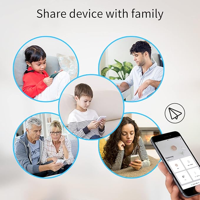 Tuya Zigbee Gateway Hub: WiFi Smart Home Bridge, Smart Home Remote Automation Control Centre for All Tuya ZigBee Products. Compatible with Alexa Google Assistant and Smart Life App