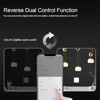 3 Gang Smart Control Panel APP Timing Intelligent Switch Panel Rebound Type AC100‑240V (White)