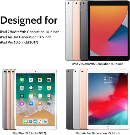 Peslv Magnetic Privacy Screen Protector for iPad 9th 8th 7th Generation 10.2 Inch & iPad Air 3th & iPad Pro 10.5 In, Removable Anti Blue Light Glare Spy Private Filter, High Sensitive BubbleFree