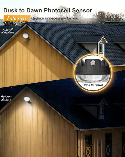 LED Barn Light, 150W 20000LM Yard Area Lights Dusk to Dawn Outdoor Lighting with Upgraded Photocell 4000K Adjustable Angle Neutral Light IP66 Waterproof Street Lights for Security/Farmhouse/Garage