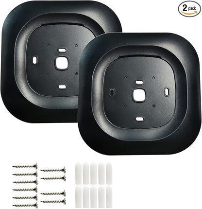 Black Thermostat Decorative Wall Plate Bracket Compatible with New 2022 Ecobee Smart Thermostat Premium & 2022 Ecobee Smart Thermostat Enhanced (2 Pack)
