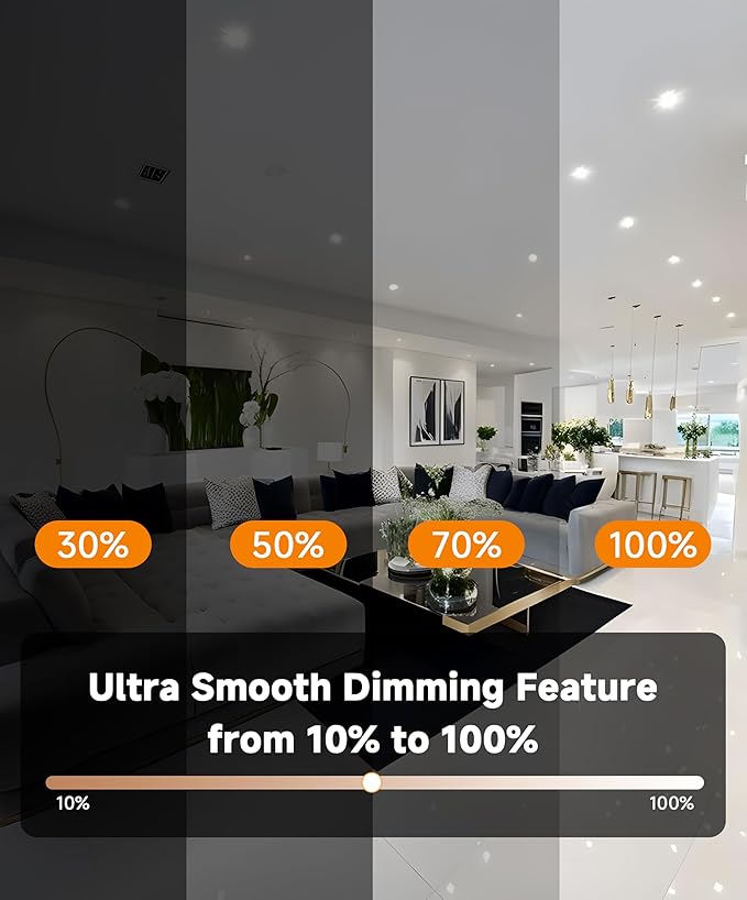 MR16 LED Bulbs Dimmable, 50W Halogen Replacement, 5000K Bright Daylight White, GU5.3 Bipin Base, 5W 12V Low Voltage Landscape Recessed Lighting Bulbs,6-Pack