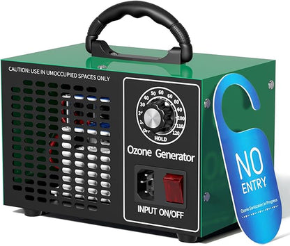 Ozone Generator 48000mg/h，Home/Commercial Ozone Machine for Odor Removal，O3 Deodorizer with 120-Min Timer for 4000 Square Feet，Mini sized appliance for Car, Rooms, Smoke, Pets