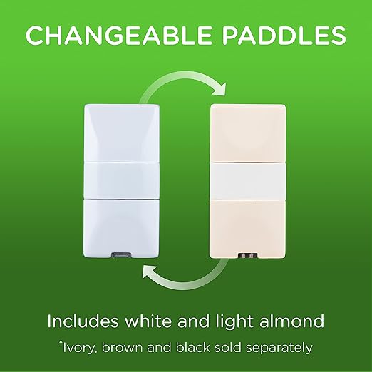 Enbrighten Z-Wave Smart Motion Sensor Light Indoor, On/Off, Vacancy/Occupancy Sensor, Includes White & Almond, Zwave Hub Required, Works with SmartThings, Wink, & Alexa, Smart Light Switch, 26931