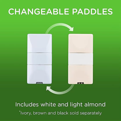 Enbrighten Z-Wave Smart Motion Sensor Light Indoor, On/Off, Vacancy/Occupancy Sensor, Includes White & Almond, Zwave Hub Required, Works with SmartThings, Wink, & Alexa, Smart Light Switch, 26931
