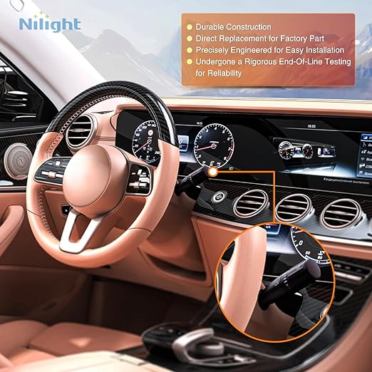 Nilight Turn Signal Switch Compatible for Ford 2015 2016 2017 2018 2019 2020 F150 2017-2022 F250 F350 F450 F550 Super Duty 2021-2023 F650 F750 Windshield Wiper Combination Blinker
