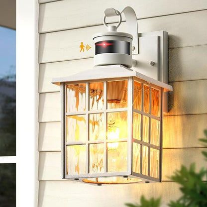 VIANIS Motion Sensor Outdoor Porch Lights Wall Mount, Anti-Rust, Waterproof