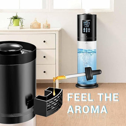 Humidifiers for Bedroom Large Room, 4 Levels Cool Mist Humidifier with Clear Tank, 7 Color Lights Essential Oil Diffuser with 16H Timer, Top Fill Humidifier for Home Plants Office
