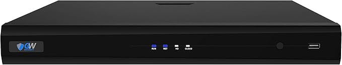 GW Security 16 Channel H.265+ 4K 2160p HDMI NVR Standlone Network Video Recorder, 16CH PoE Port - Compatible with 12MP/ 8MP /5MP 1080P Realtime IP Camera (GW42-4216P-2)