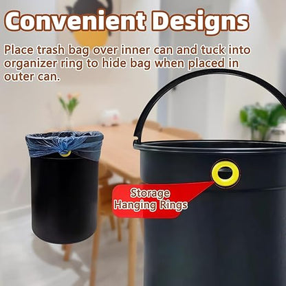 Garbage Can with Lid, Intelligent Sensor Opening and Closing, Small Garbage Can for Living Room, Bedroom, Kitchen and Bathroom (2, Pink)