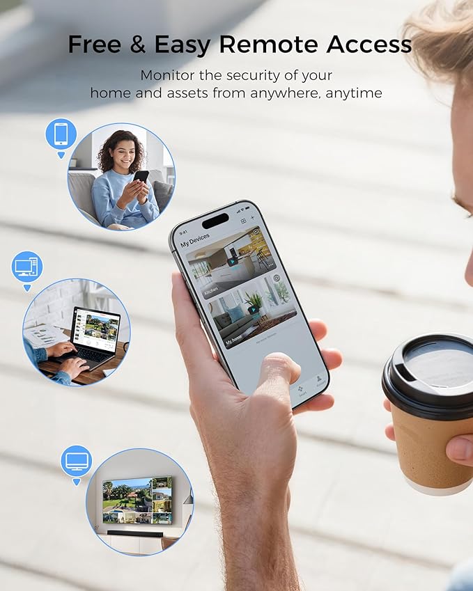 FOSCAM 16 Port 4K PoE Network Video Recorder NVR, Support 4K/2K/8MP/5MP/3MP/1080P PoE Camera, 24/7 Recording, Come with 2TB Hard Disk Drive