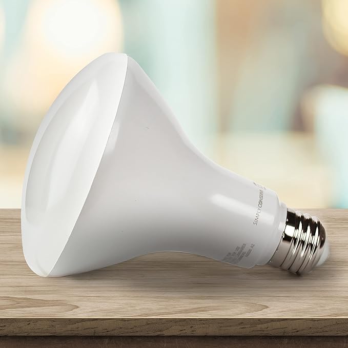 Simply Conserve 65-Watt Equivalent BR30 Smart Bluetooth LED Light Bulb with E26 Base Color Select (8-Pk)