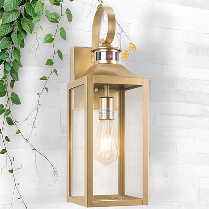 20" Large Motion Sensor Outdoor Wall Lights, Dusk to Dawn Outdoor Lighting