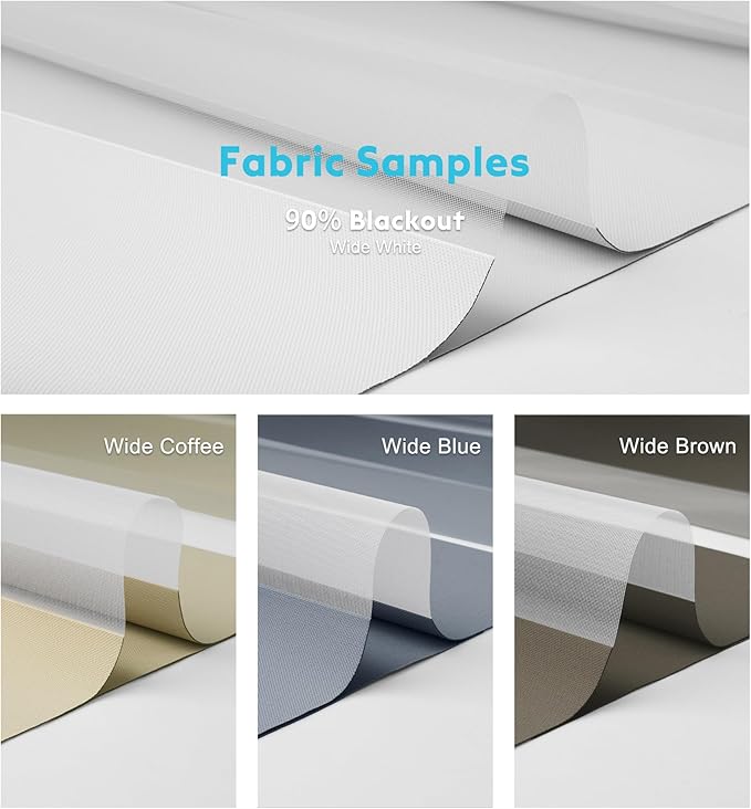 Motorized Zebra Blinds with Remote Fabric Sample