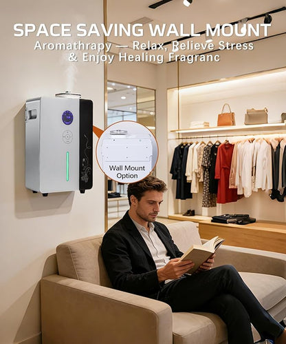 2026 Namste Waterless Diffuser HVAC Scent Diffuser - WiFi & APP & Touch Screen Control 6500 Sq.Ft Coverage - 800ML Essential Oil Diffusers Long Lasting Aroma for Whole House,Office,Hotel,Spa