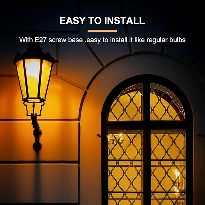 E26 12V LED Bulb 60W Equivalent E26/E27 Base 12-24V AC/DC 600Lm Warm White 2700K 6W LED Durable for Low Voltage Off-Grid Solar Battery Systems, RV, Marine Lighting - 4 Pack