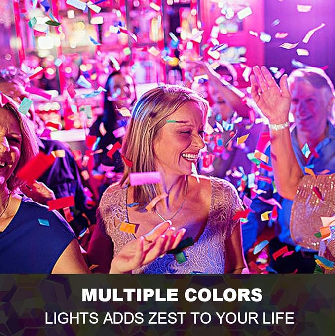 micmi Smart LED Bulb WiFi Multicolor Light Bulb Compatible with Alexa, Echo, Google Home No Hub Required, E26 A19 60W Equivalent RGBW Color Changing, 9.5W White 2700K-5500K Dimmable UL Listed, 1pack