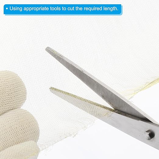 PATIKIL Brass Woven Wire Mesh Screen Roll 39x12, 2 Roll 60 Mesh Filter Metal Coarse Dense Gauze Mesh for Window Security Vent Cover Filtration Animals Fence, Yellow