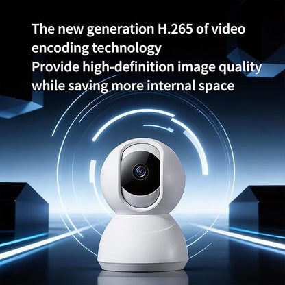 Indoor Pan/Tilt Home Security Camera 2K 3MP, 360 Degree Wired & Wireless WiFi Webcam/Monitor for Baby/Elder/Nanny with Night Vision & Phone App (128G SD Card), 2 Way Audio, Cloud & SD Card Storage