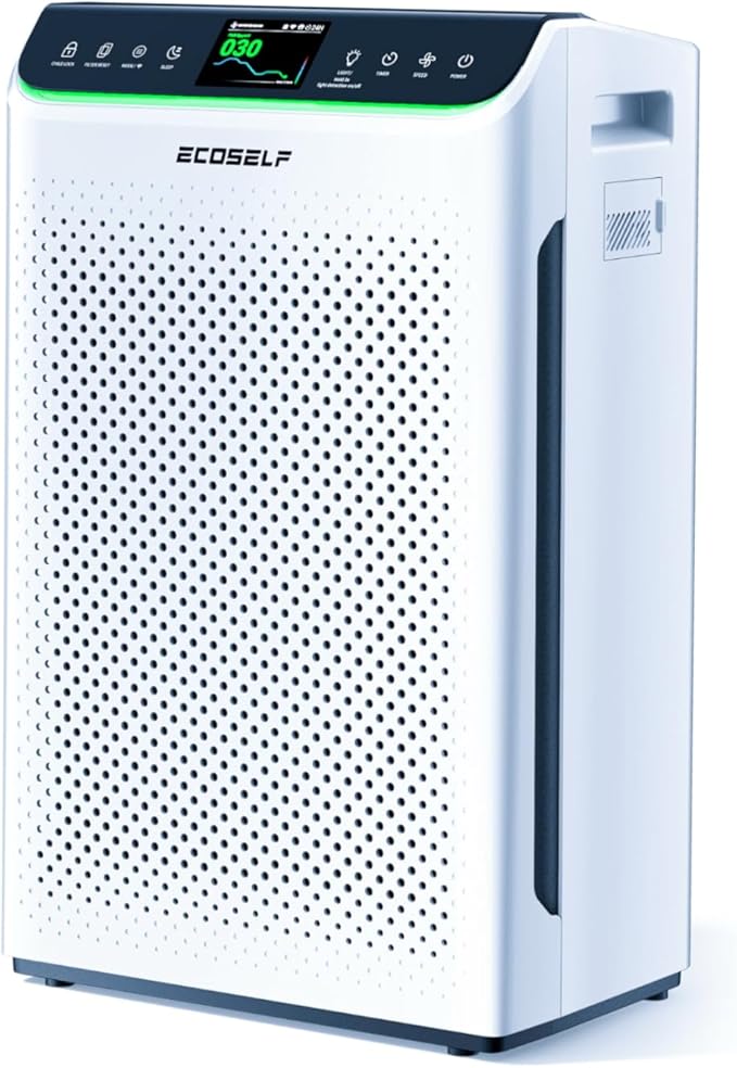 Air Purifiers for Home Large Room, Cover Up to 4800 Ft² with True HEPA Filter, HAP610, Ice White