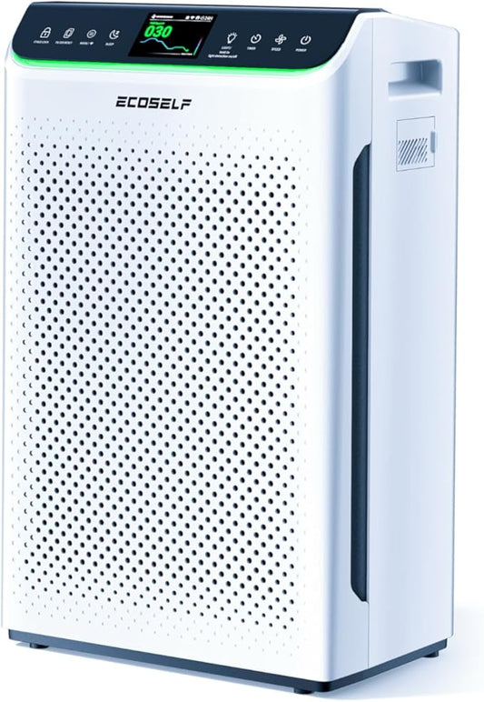 Air Purifiers for Home Large Room, Cover Up to 4800 Ft² with True HEPA Filter, HAP610, Ice White