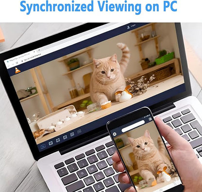W-GN WiFi Indoor Security Camera with Adjustable Viewing Angles
