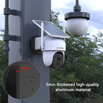 Magnetic Mount Compatible with eufy Security Solocam S340/E30/E42/4G LTE Cam S330/ E330 (Professional) Camera (Black)