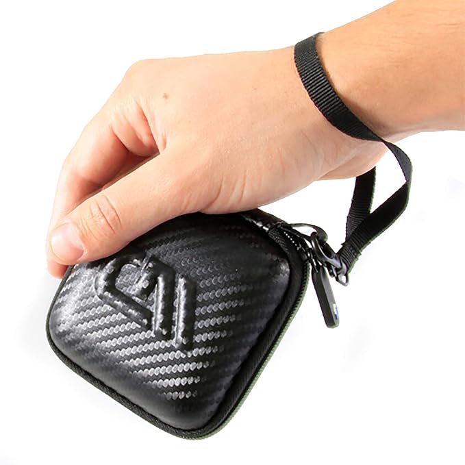 CASEMATIX Carry Case Compatible with SAF Aranet4 Home Air Quality Monitor Co2 Device in an EVA Hard Shell with Cable Pocket - Includes Travel Case Only
