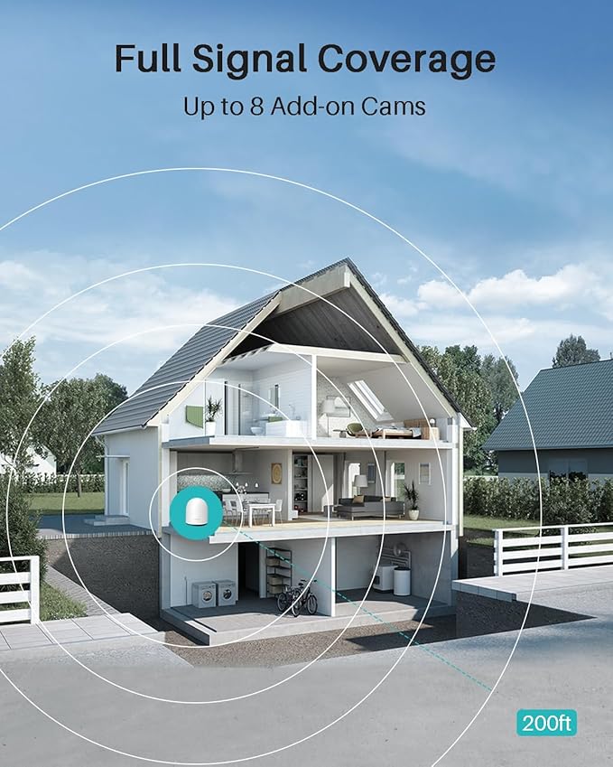 WUUK Solar Security Cameras Wireless Outdoor, Home Surveillance System, 2K, No Monthly Fee, Motion Alert, Night Vision, 2.4/5 GHz WiFi, 32G Local Storage, Compatible with Alexa & Google, 2-Camera Kit