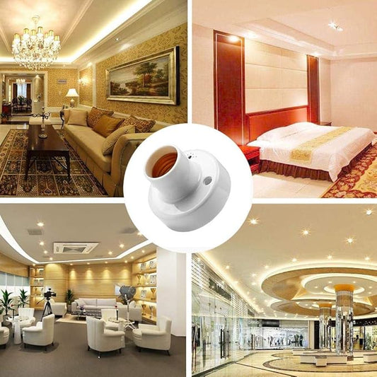 Lamp Bases E27 Smart LED Light Delay Switch Body Motion Sensor Automatic Light Holder Corridor Lamp Base Home Lighting Accessories