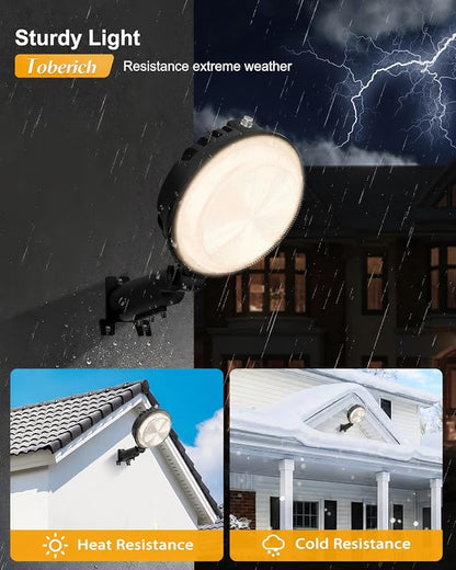 LED Barn Light, 150W 20000LM Yard Area Lights Dusk to Dawn Outdoor Lighting with Upgraded Photocell 4000K Adjustable Angle Neutral Light IP66 Waterproof Street Lights for Security/Farmhouse/Garage