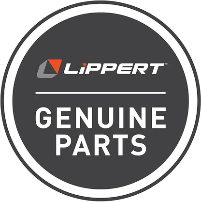 Lippert 28" Screen Defender RV Entry Door Protector Kit with Black Powder-Coated Aluminum for Pet Protection on Travel Trailers, 5th Wheel Campers and Motorhomes - 859793
