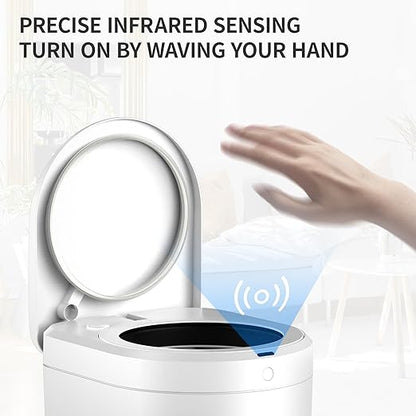 TOWNEW S2000 Auto-Sealing Trash Can, 5.5 Gallon Automatic with Hands-Free Sensor and Self-Replacing Bags for Kitchen, Office