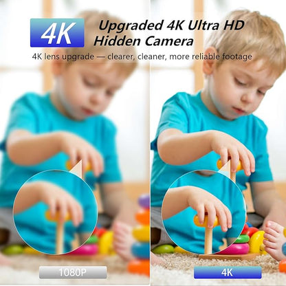 Mini Hidden Camera DIY Module, HD 4K Wireless Cameras, Small WiFi Nanny Cam, Portable Tiny Security Camera for Home Indoor & Outdoor