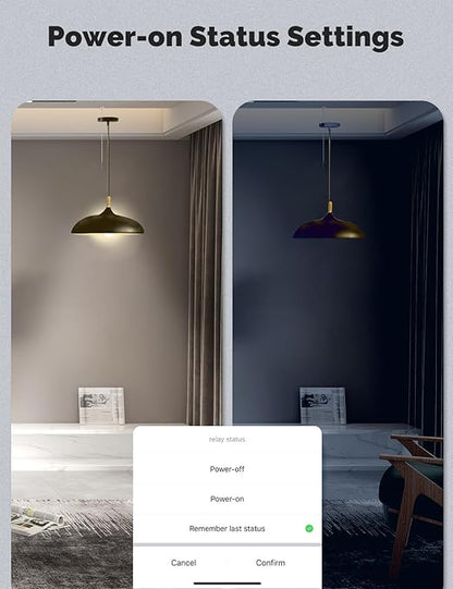 MOES Matter Smart Light Switch, 2.5D Glass Touch Wall Switch, Single Pole, Neutral Wire Required,2.4GHz Wi-Fi, Timer & Schedule, Remote & Voice Control with Alexa & Google Home, White 2 Gang