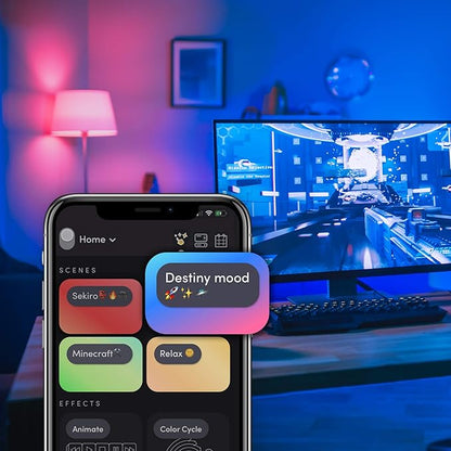 LIFX Color A19 800 lumens, Billions of Colors and Whites, Wi-Fi Smart LED Light Bulb & Color, A19 1100 lumens, Wi-Fi Smart LED Light Bulb, Billions of Colors and Whites