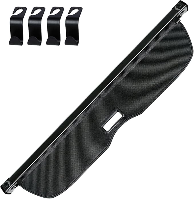 AUXKO Retractable Cargo Cover for Toyota RAV4 2026, Cargo Trunk Cover Luggage Security Shade Cover for 2026 Toyota RAV4 Shielding Shade Anti-Peeping Luggage Privacy Screen, Carbon Fiber
