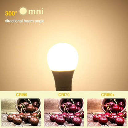 TORCHSTAR 100W Equivalent 15.5W Dimmable LED A21 Bulb, 1600Lm, 2700K Soft White, E26 Medium Base, Omnidirectional, Pack of 4