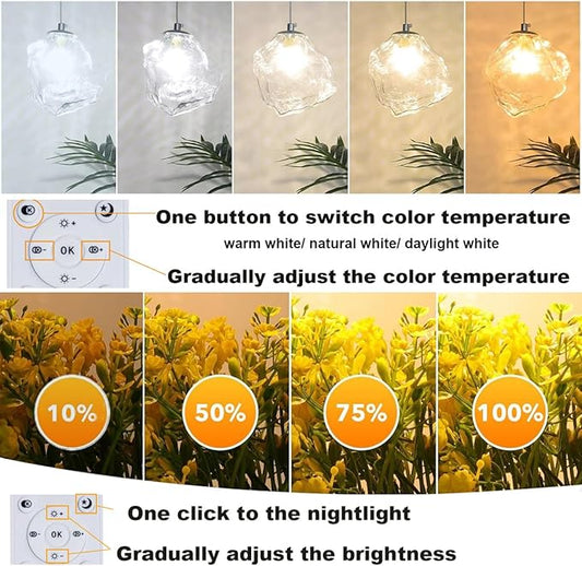 Smart Light Bulbs E11 LED Remote Control- Dimmable 7W(75W Equivalent) 800Lm-Tunable Color Temperature (2700K- 6500K) CRI 80+, 2.4GHz - No App or Wi-Fi Required- 2 Bulb