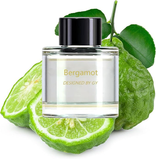 Car Air Freshener,Smart Car Air Freshener Perfume Refill,1.69 fl oz / 50 ml, lasts 2-6 months, Hotel-style fragrance（Bergamot-fresh）