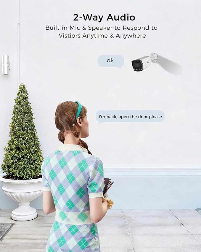 Hiseeu 12MP PoE Security Camera System, 8 Pcs PoE Cameras